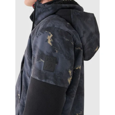 4f pánská bunda TECHNICAL JACKET-WAW24TTJAM510-90A-MULTICOLOUR ALLOVER