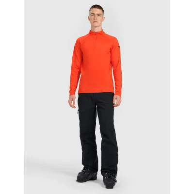 4f pánská mikina BRUSHED UNDERWEAR M101-WAW25UBRUM101-62S-RED