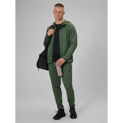 4f pánská mikina SWEATSHIRT FNK M627-43S-KHAKI