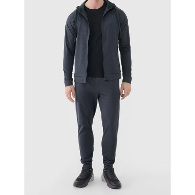 4f pánská mikina SWEATSHIRT FNK M631-22M-ANTHRACITE MELANGE