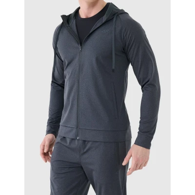 4f pánská mikina SWEATSHIRT FNK M631-22M-ANTHRACITE MELANGE