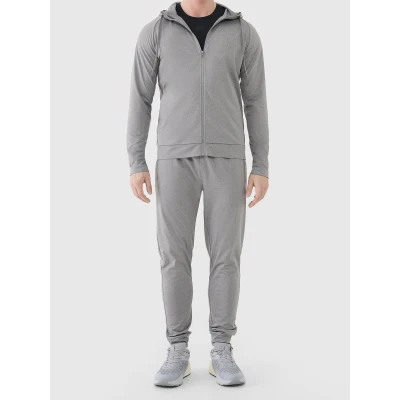 4f pánská mikina SWEATSHIRT FNK M631-25M-GREY MELANGE