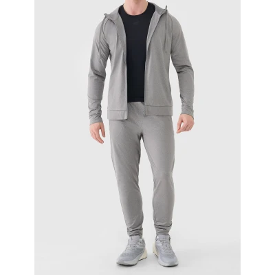 4f pánská mikina SWEATSHIRT FNK M631-25M-GREY MELANGE