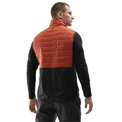 4f pánská vesta VEST-AW23TVJAM041-81S-BROWN