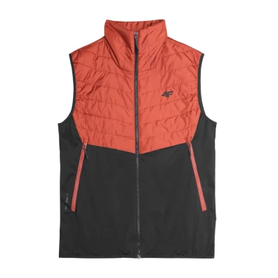 4f pánská vesta VEST-AW23TVJAM041-81S-BROWN