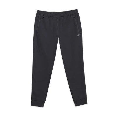 4f pánské kalhoty TROUSERS FNK M1067-WMM00TFTRM1067-20S-DEEP BLACK