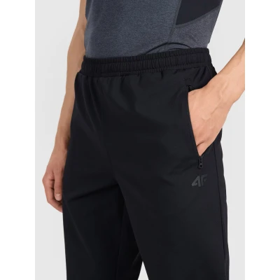 4f pánské kalhoty TROUSERS FNK M1067-WMM00TFTRM1067-20S-DEEP BLACK