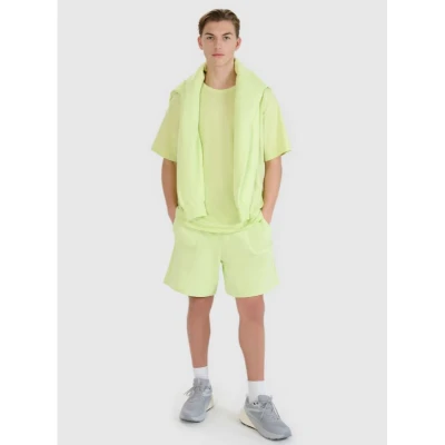 4f pánské šortky SHORTS CAS U544-45S-CANARY GREEN