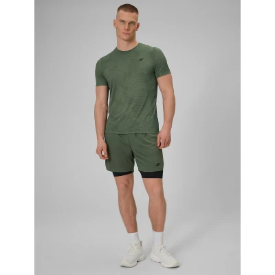 4f pánské šortky SHORTS FNK M1259-43S-KHAKI
