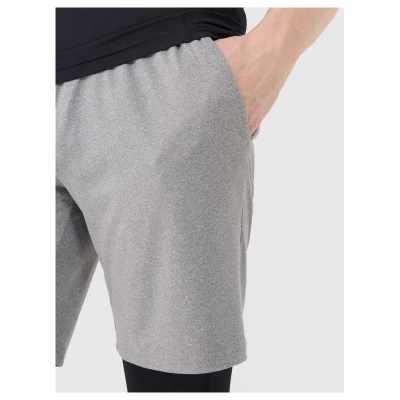 4f pánské šortky SHORTS FNK M1277-25M-GREY MELANGE