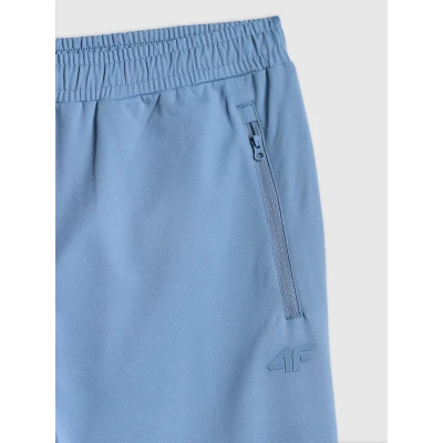 4f pánské tepláky TROUSERS FNK M1046-32M-DENIM MELANGE