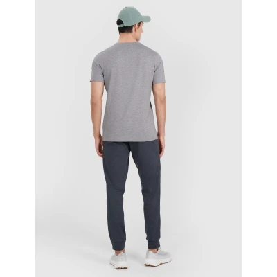 4f pánské tepláky TROUSERS FNK M1067-WMM00TFTRM1067-22M-ANTHRACITE MELANGE