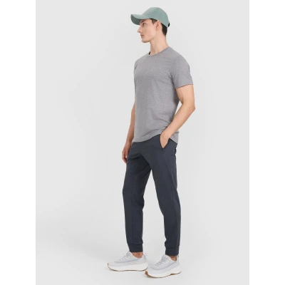 4f pánské tepláky TROUSERS FNK M1067-WMM00TFTRM1067-22M-ANTHRACITE MELANGE