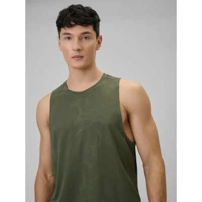 4f pánské tílko SLEEVELESS FNK M0877-43S-KHAKI