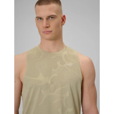 4f pánské tílko SLEEVELESS FNK M0877-83S-BEIGE
