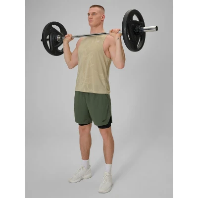 4f pánské tílko SLEEVELESS FNK M0877-83S-BEIGE