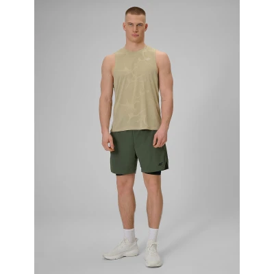 4f pánské tílko SLEEVELESS FNK M0877-83S-BEIGE