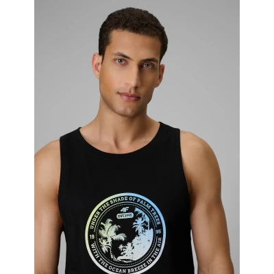 4f pánské tílko SLEEVELESS M248-20S-DEEP BLACK