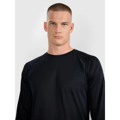 4f pánské tričko LONGSLEEVE FNK M413-WAW25TFLOM413-20S-DEEP BLACK