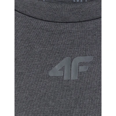 4f pánské tričko LONGSLEEVE FNK M507-WMM00TFLOM507-22M-ANTHRACITE MELANGE