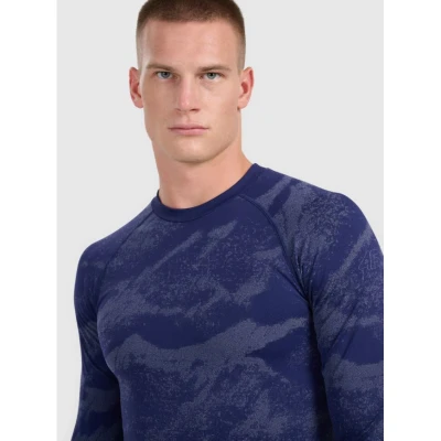 4f pánské tričko SEAMLESS UNDERWEAR M227-WAW25USEAM227-32A-DENIM ALLOVER