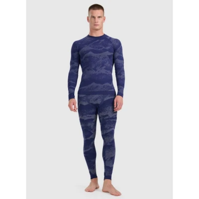 4f pánské tričko SEAMLESS UNDERWEAR M227-WAW25USEAM227-32A-DENIM ALLOVER