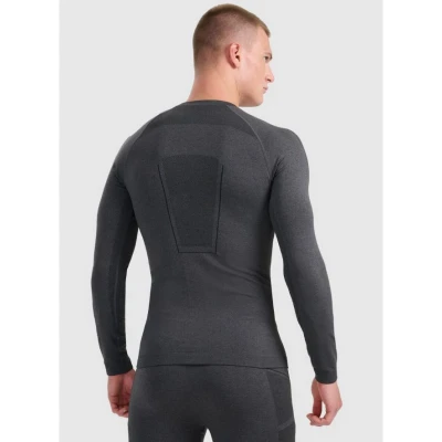 4f pánské tričko SEAMLESS UNDERWEAR M237-WAW25USEAM237-21M-BLACK MELANGE