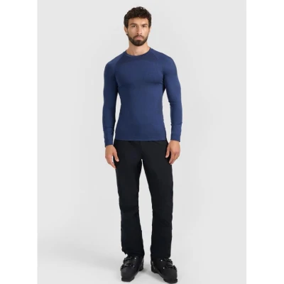 4f pánské tričko SEAMLESS UNDERWEAR M237-WAW25USEAM237-31M-NAVY MELANGE