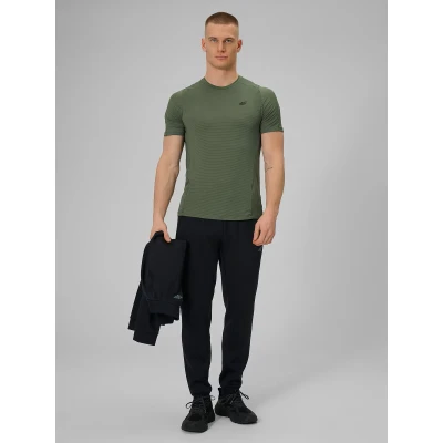 4f pánské tričko TSHIRT FNK M1775-43S-KHAKI