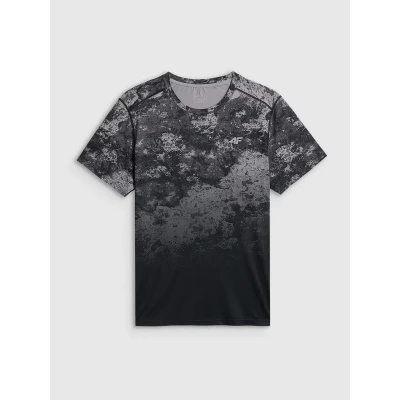 4f pánské tričko TSHIRT FNK M1787-25A-GREY ALLOVER