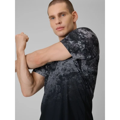 4f pánské tričko TSHIRT FNK M1787-25A-GREY ALLOVER