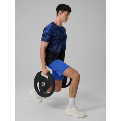 4f pánské tričko TSHIRT FNK M1787-36A-COBALT ALLOVER