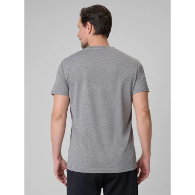 4f pánské tričko TSHIRT FNK M2140-25M-GREY MELANGE