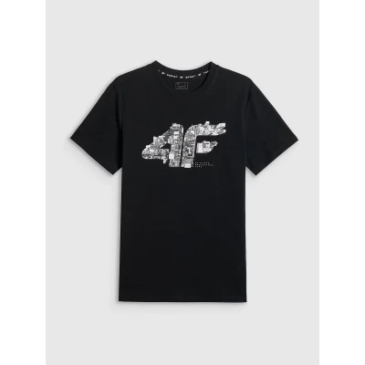 4f pánské tričko TSHIRT M2659-20S-DEEP BLACK
