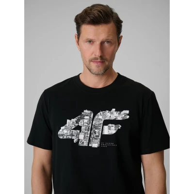 4f pánské tričko TSHIRT M2659-20S-DEEP BLACK