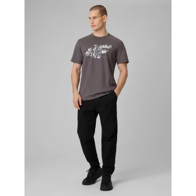4f pánské tričko TSHIRT M2659-24S-MIDDLE GREY