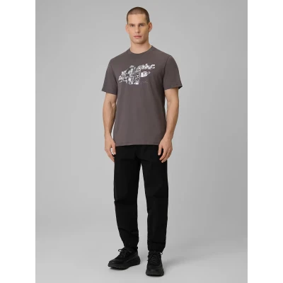 4f pánské tričko TSHIRT M2659-24S-MIDDLE GREY