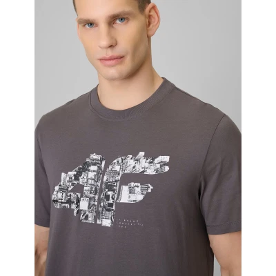 4f pánské tričko TSHIRT M2659-24S-MIDDLE GREY