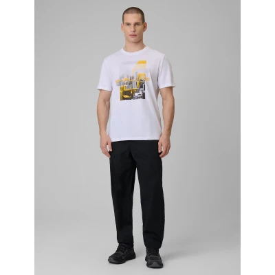 4f pánské tričko TSHIRT M2660-10S-WHITE