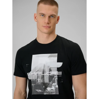4f pánské tričko TSHIRT M2660-20S-DEEP BLACK