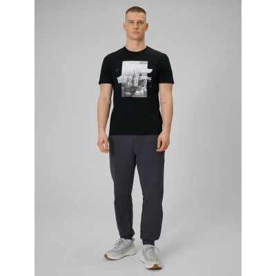 4f pánské tričko TSHIRT M2660-20S-DEEP BLACK