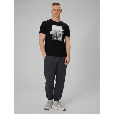 4f pánské tričko TSHIRT M2660-20S-DEEP BLACK
