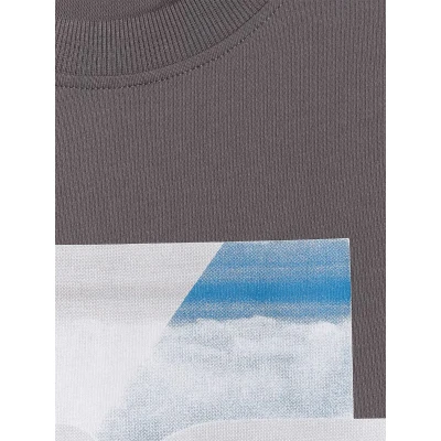 4f pánské tričko TSHIRT M2660-24S-MIDDLE GREY