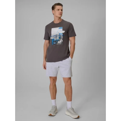 4f pánské tričko TSHIRT M2660-24S-MIDDLE GREY