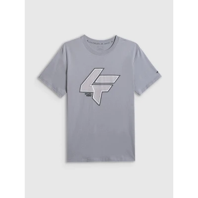 4f pánské tričko TSHIRT M2662-27S-COLD LIGHT GREY