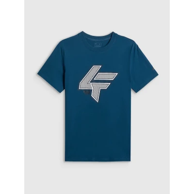 4f pánské tričko TSHIRT M2662-46S-TEAL