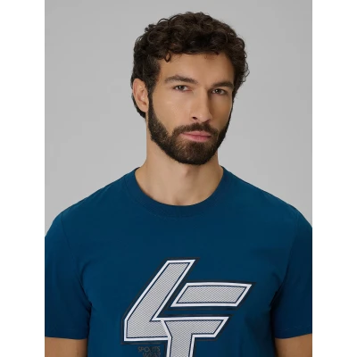 4f pánské tričko TSHIRT M2662-46S-TEAL
