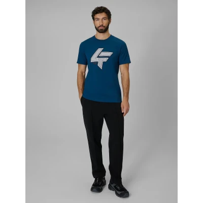 4f pánské tričko TSHIRT M2662-46S-TEAL