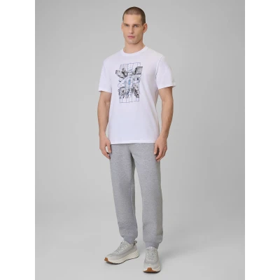 4f pánské tričko TSHIRT M2664-10S-WHITE