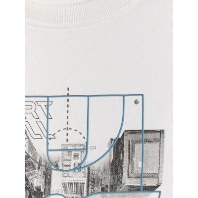 4f pánské tričko TSHIRT M2664-10S-WHITE